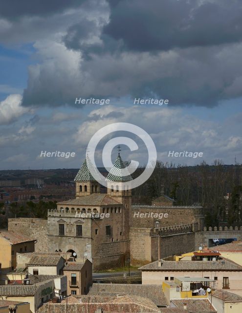 Puerta Nueva de Bisagra, Toledo, Spain, 2022.  Creator: LTL.