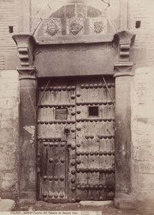 Puerta del Palacio de Samuel Levi, Toledo, c1885. Creator: Juan Laurent