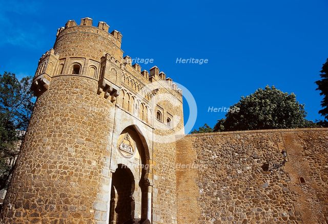 Puerta del Sol (Gate of the Sun), Toledo, Spain, 14th century, (2008). Creator: LTL.