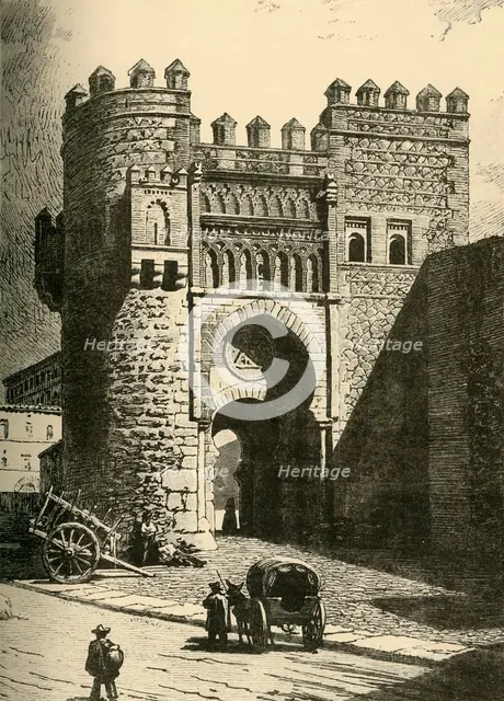 'Puerta Del Sol, Toledo', 1890.   Creator: Unknown.