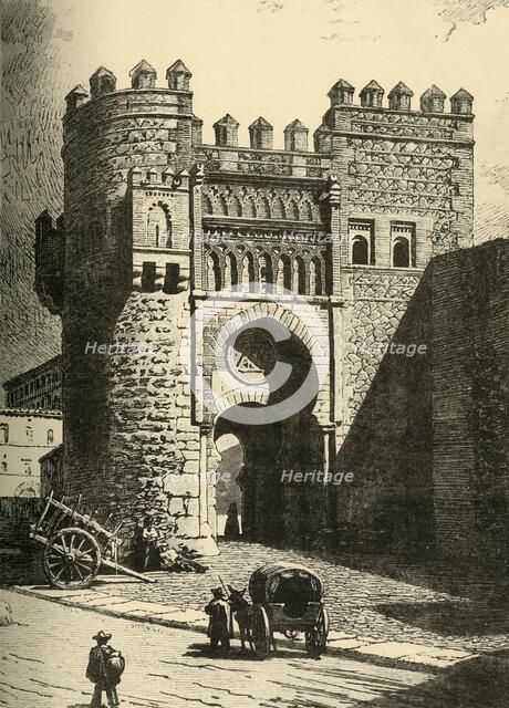 'Puerta Del Sol, Toledo', 1890.   Creator: Unknown.