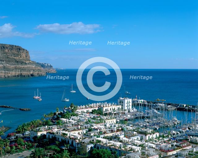 Puerto de Mogan, Gran Canaria, Canary Islands. Creator: Peter Thompson.