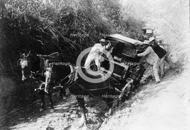 Puerto Rico Roads, Bridges, And Road Construction, 1912. Creator: Harris & Ewing.
