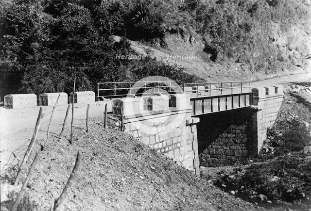 Puerto Rico Roads, Bridges, And Road Construction, 1912. Creator: Harris & Ewing.
