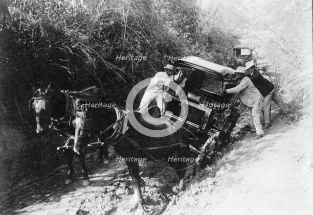 Puerto Rico Roads, Bridges, And Road Construction, 1912. Creator: Harris & Ewing.
