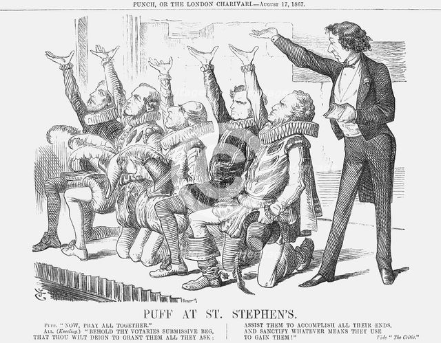 'Puff at St Stephen's', 1867. Creator: John Tenniel.