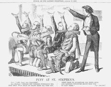 Puff at St Stephen's 1867. Artist: John Tenniel