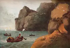 Puffin Shooting c1806. Artist: Nichols and Merke