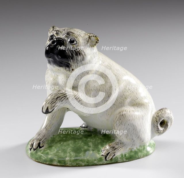 Pug, ca 1760. Artist: Manufaktur Hoechst  