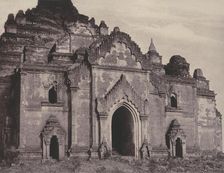 Pugahm Myo: East Facade of Damayangyee Pagoda, August 20-24, 1855. Creator: Captain Linnaeus Tripe