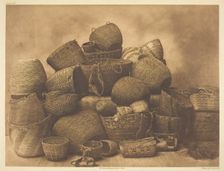 Puget Sound Baskets, 1912. Creator: Edward Sheriff Curtis