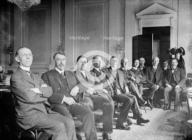 Pujo Committee - Byrnes, James Francis; Daugherty, James Alexander; Gurnsey, Frank Edward..., 1912. Creator: Harris & Ewing.