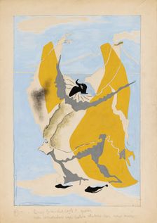 Pulcinella. Creator: Prampolini, Enrico (1894-1956)