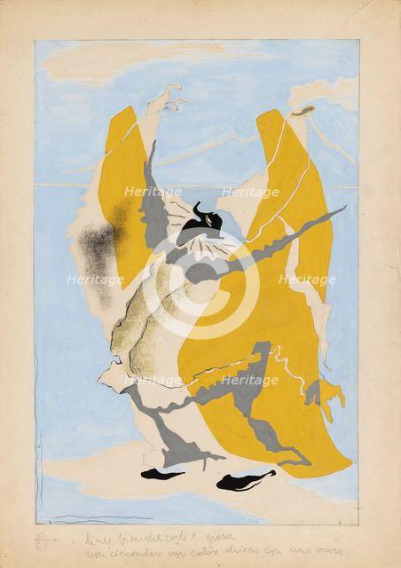 Pulcinella. Creator: Prampolini, Enrico (1894-1956).