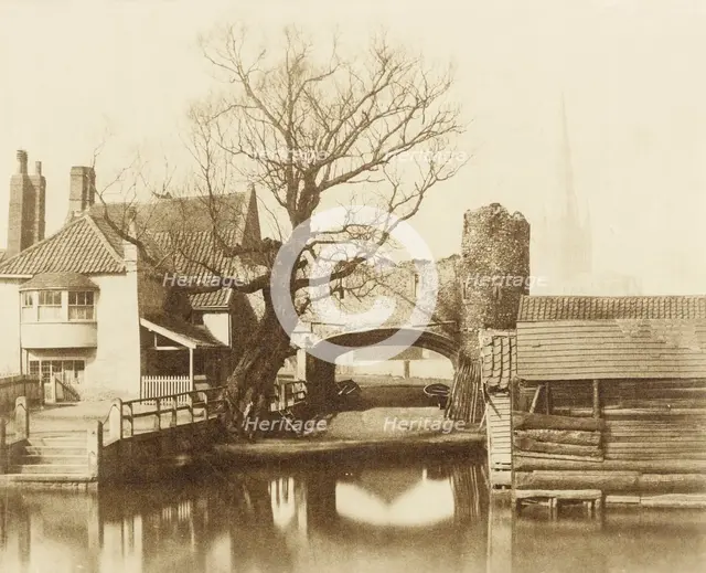 Pull's Ferry, Norwich, Norfolk, 1854. Artist: William Russell Sedgfield.