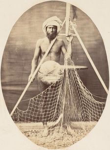 Pullah Fisherman, 1860s. Creator: Unknown