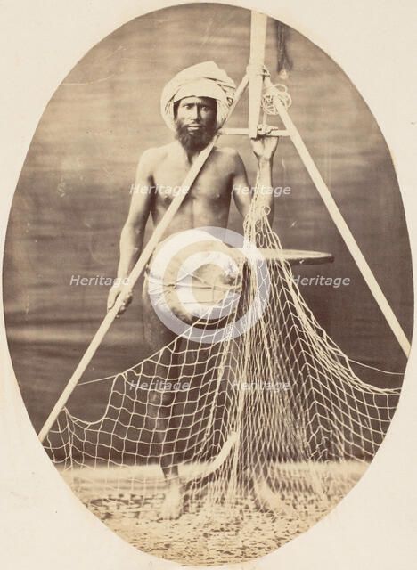Pullah Fisherman, 1860s. Creator: Unknown.
