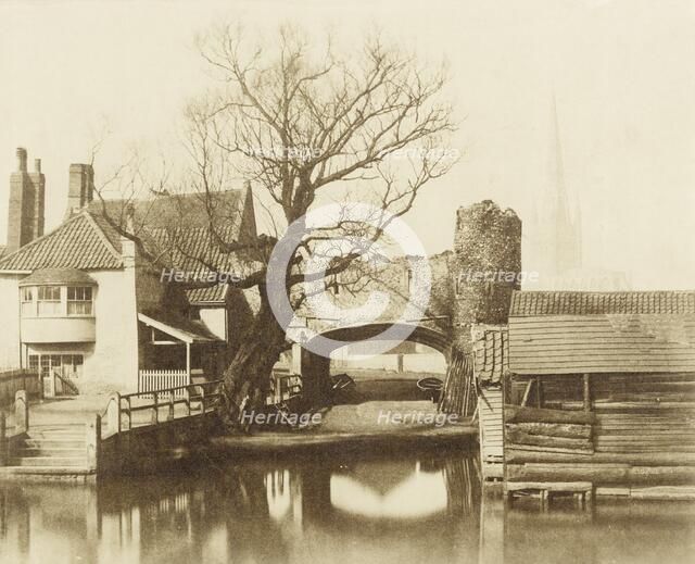 Pull's Ferry, Norwich, Norfolk, 1854. Artist: William Russell Sedgfield.