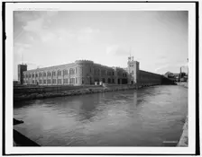 Pulp mill, Sault Ste. Marie, Ont., (1902?). Creator: William H. Jackson