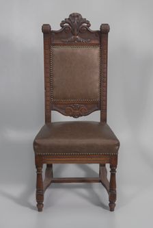 Pulpit chair from Saint Augustine Catholic Church of New Orleans, 20th century. Creator: Unknown