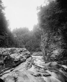 Pulpit Rock, Ausable Chasm, between 1900 and 1910. Creator: Unknown