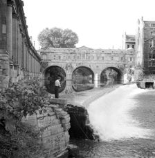 Pulteney Bridge, Bath, 1945. Artist: Eric de Maré