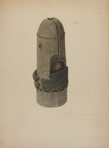 Pump Valve and Sucker, 1939. Creator: Alexander Anderson