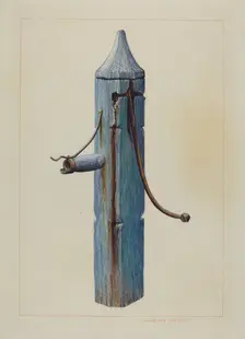 Pump, c. 1938. Creator: Samuel W. Ford