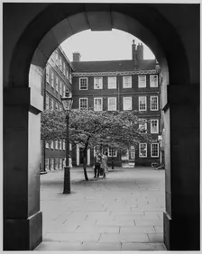 Pump Court, Temple, City of London, Greater London Authority, 1960-1985. Creator: Leonard Robin Mattock