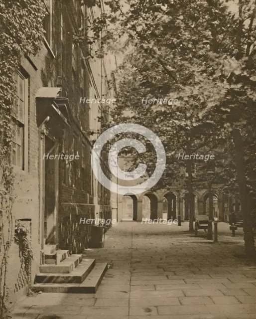 'Pump Court in its Summer Garment of Leaves and Sunlight', c1935. Creator: Unknown.