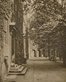 Pump Court in its Summer Garment of Leaves and Sunlight c1935. Creator: Unknown