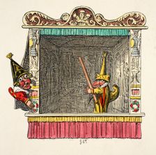 Punch and Scaramouch, 1827
