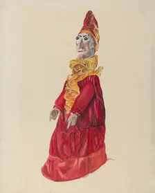 Punch as Clown, c. 1936. Creator: Lillian Stahl