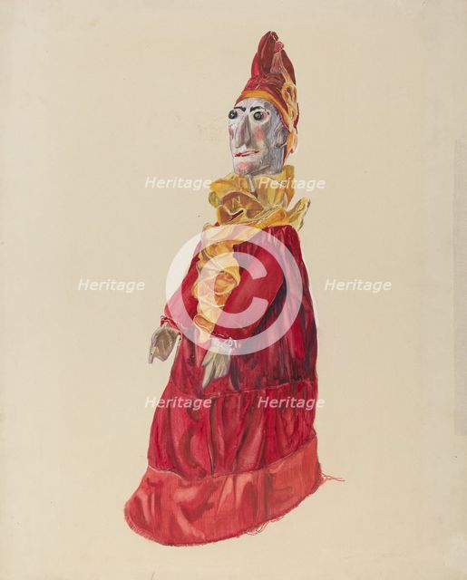 Punch as Clown, c. 1936. Creator: Lillian Stahl.