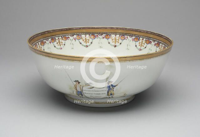 Punch Bowl, 1790. Creator: Unknown.