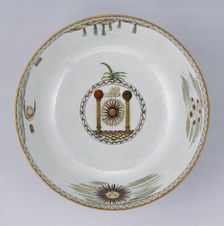 Punch Bowl with Masonic Symbols