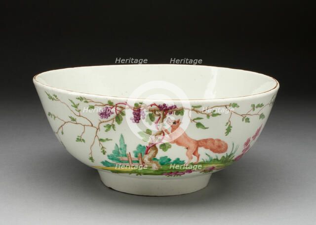 Punch Bowl, Worcester, c. 1770. Creator: Royal Worcester.