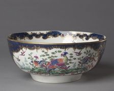 Punch Bowl, c. 1770. Creator: Worcester Porcelain Factory (British)