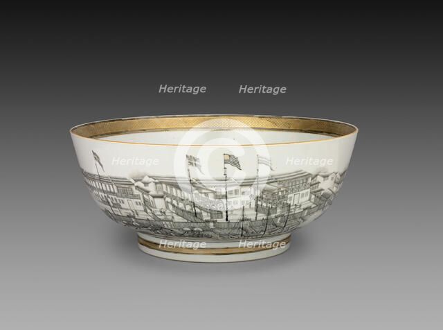 Punch Bowl, c. 1789. Creator: Unknown.