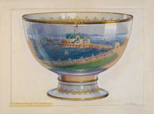 Punch Bowl, c. 1936. Creator: Charles Caseau