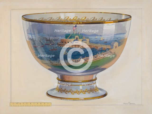 Punch Bowl, c. 1936. Creator: Charles Caseau.
