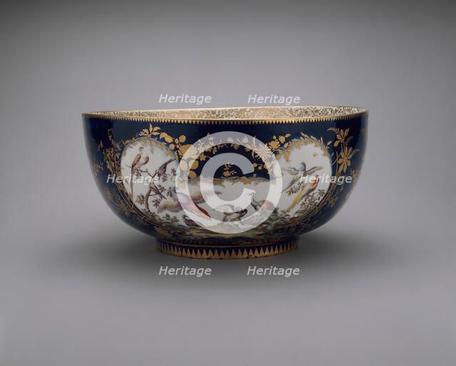 Punch Bowl, Chelsea, c. 1765. Creator: Chelsea Porcelain Manufactory.
