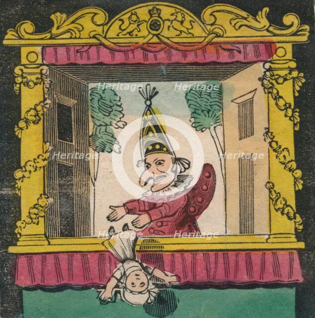 Punch dropping the baby, late 18th-early 19th century? Creator: Unknown.