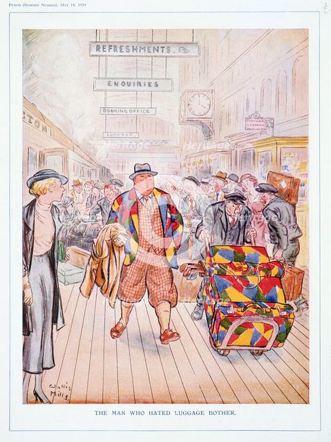 'Punch' magazine cartoon, British, May 1934. Creator: Unknown.