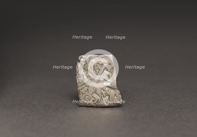Punch-Marked Coin, 400-300 BC. Creator: Unknown.