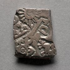 Punch-Marked Coin, 400-300 BC. Creator: Unknown