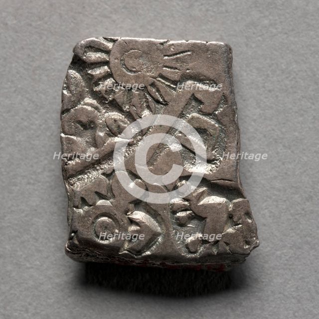Punch-Marked Coin, 400-300 BC. Creator: Unknown.