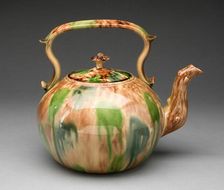Punch Pot, Staffordshire, 1760/70. Creator: Staffordshire Potteries