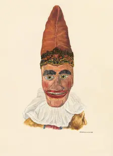 Punch's Head, c. 1937. Creator: Edward Strzalkowski