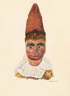 Punch's Head, c. 1937. Creator: Edward Strzalkowski
